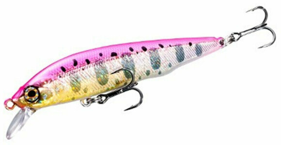 Wobbler de pesca Shimano Cardiff Flügel Flat 70 Pink Yamame 7 cm 5 g - 4