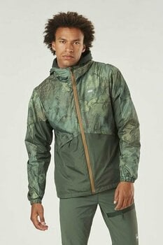 Outdoor Jacket Picture Laman Printed Jacket Geology Green L Outdoor Jacket - 3