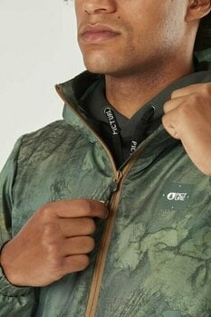 Outdoor Jacket Picture Laman Printed Jacket Geology Green L Outdoor Jacket - 8