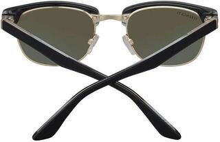 Lifestyle Glasses Serengeti Chadwick Shiny Black Shiny/Light Gold/Mineral Non Polarized Lifestyle Glasses - 3