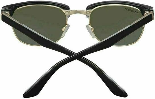 Lifestyle Glasses Serengeti Chadwick Shiny Black Shiny/Light Gold/Mineral Non Polarized M Lifestyle Glasses - 4
