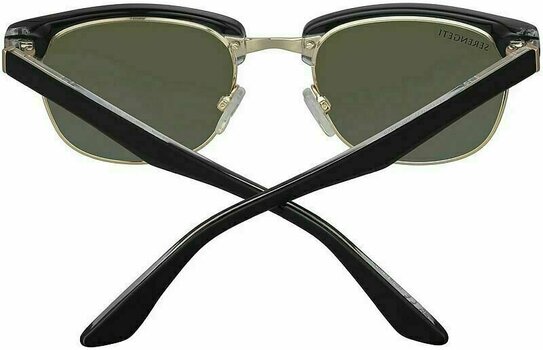 Lifestyle Glasses Serengeti Chadwick Shiny Black/Transparent Inside Shiny Light Gold/Mineral Polarized M Lifestyle Glasses - 4