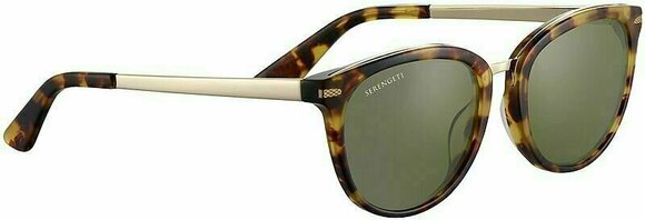 Lifestyle Glasses Serengeti Jodie Shiny Tort/Havana Shiny Light Gold Metal/Mineral Polarized M Lifestyle Glasses - 3