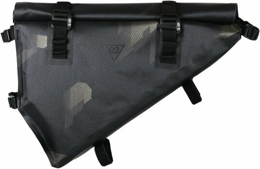Saco para bicicletas Woho X-Touring Frame Bag Dry Cyber Camo Diamond Black L 12 L - 2