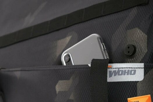 Kolesarske torbe Woho X-Touring Frame Bag Dry Cyber Camo Diamond Black L 12 L - 3