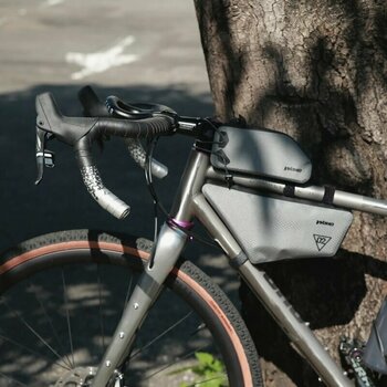 Cyklistická taška Woho X-Touring Top Dry Rámová taška Honeycomb Iron Grey 1,1 L - 12