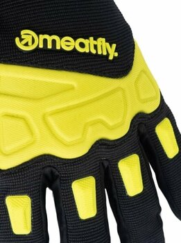 Cyklistické rukavice Meatfly Irvin Bike Gloves Black/Safety Yellow M Cyklistické rukavice - 2