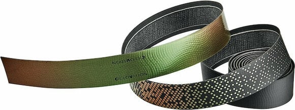 Bar tape Ciclovation Advanced Leather Touch Shining Metallic Chameleon Amber Green Bar tape - 3