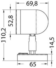Binnenverlichting voor boten Osculati Articulated Spotlight Gold 12 / 24 V Binnenverlichting voor boten - 1