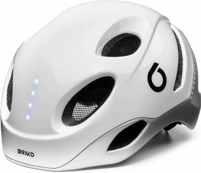 Kask rowerowy Briko E-One LED White Out/Silver L Kask rowerowy - 2
