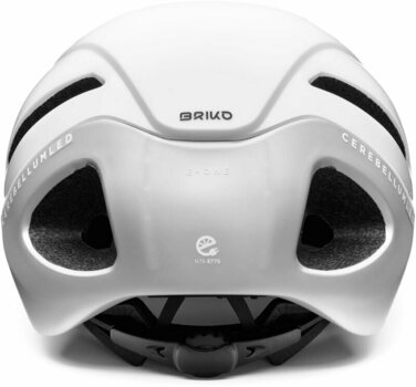 Cyklistická helma Briko E-One LED White Out/Silver L Cyklistická helma - 3