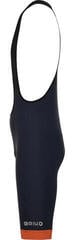 Kolesarske hlače Briko Jerseyko Bibshort Blue Marine/Orange Rust/Black S Kolesarske hlače - 1
