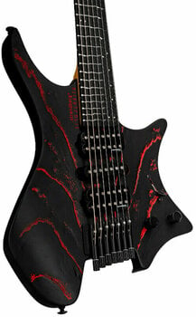 Guitarra sem cabeçalho Strandberg Singularity 7 NX TT Red Blast - 3