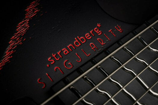 Headless Gitarre Strandberg Singularity 7 NX TT Red Blast - 13
