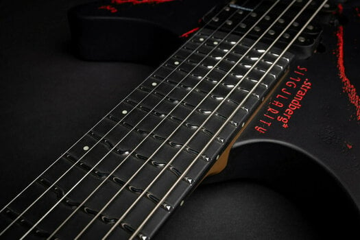 Headless gitaar Strandberg Singularity 7 NX TT Red Blast - 11