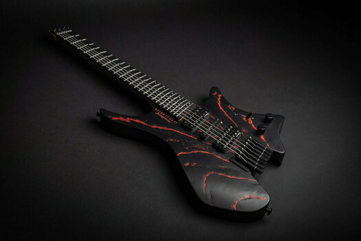 Headless Gitarre Strandberg Singularity 7 NX TT Red Blast - 10