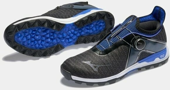 Pantofi de golf pentru bărbați Mizuno Wave Hazard Boa Black/Blue 42 - 2