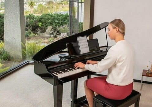 Piano grand à queue numérique Roland GP-3 Polished Ebony Piano grand à queue numérique - 12
