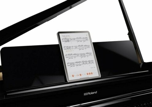 Digital Grand Piano Roland GP-6 Polished Ebony Digital Grand Piano - 11