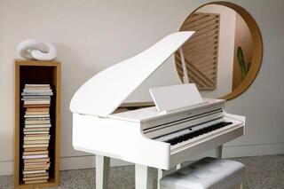 Piano de cola grand digital Roland GP-6 Piano de cola grand digital Polished White - 7