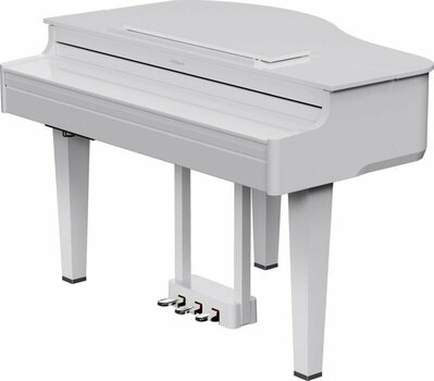 Digital Grand Piano Roland GP-6 Polished White Digital Grand Piano - 3