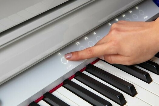 Piano grand à queue numérique Roland GP-6 Polished White Piano grand à queue numérique - 6