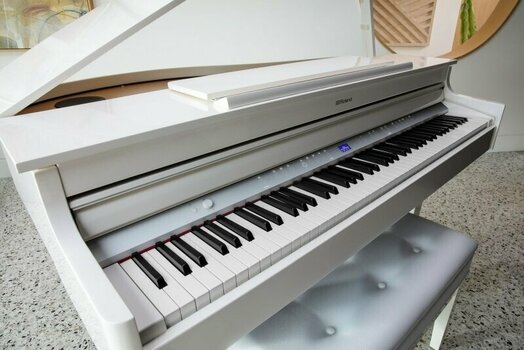 Piano grand à queue numérique Roland GP-6 Polished White Piano grand à queue numérique - 7