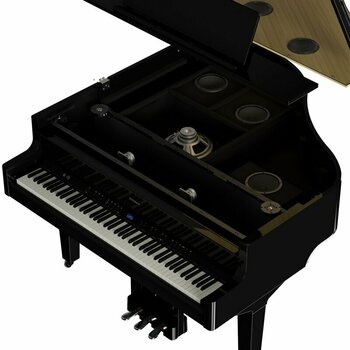 Digital Piano Roland GP-9M Polished Ebony Digital Piano - 11