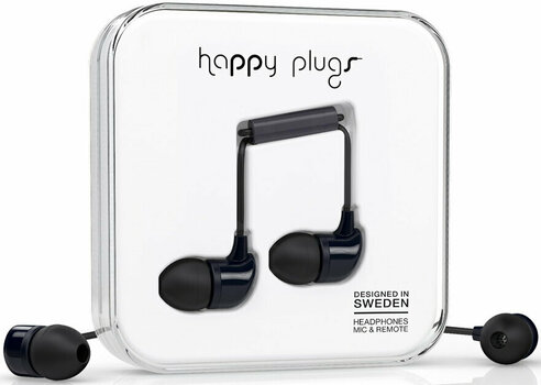 Slúchadlá do uší Happy Plugs In-Ear Black - 2