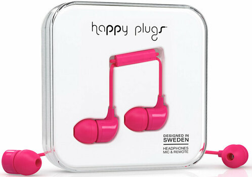 Sluchátka do uší Happy Plugs In-Ear Cerise - 2