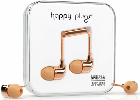 Slúchadlá do uší Happy Plugs In-Ear Rose Deluxe Edition - 2