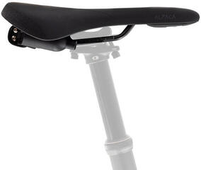Saddle fi´zi:k Terra Alpaca X5 + Alpaca Tool Carrier Black 145 mm Steel Alloy Saddle - 2