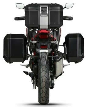 Motorrad Hintere Koffer / Hintere Tasche Shad TR48 Terra Black Top Box - 11