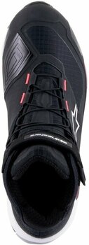 Motorcycle Boots Alpinestars CR-X Women's Drystar Riding Shoes Black/White/Diva Pink 37,5 Motorcycle Boots - 6