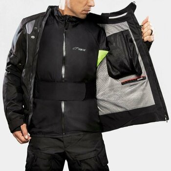 Textiljacka Alpinestars Halo Drystar Jacket Dark Gray/Ice Gray/Black 4XL Textiljacka - 11