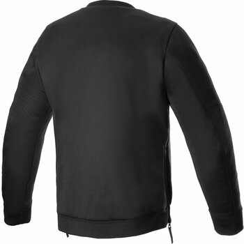 Tekstiljakke Alpinestars Legit Crew Fleece Black/Cool Gray 4XL Tekstiljakke - 2