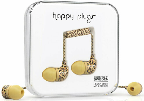In-ear hoofdtelefoon Happy Plugs In-Ear Leopard Unik Edition - 2