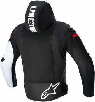 Textildzseki Alpinestars Zaca Air Jacket Black/White/Red Fluo 4XL Textildzseki - 2