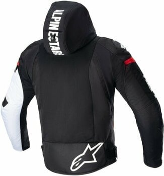 Tekstiljakke Alpinestars Zaca Air Jacket Black/White/Red Fluo 2XL Tekstiljakke - 2