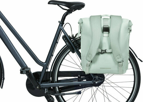 Cyklistická taška Basil SoHo Bicycle Backpack Nordlicht Pastel Green 17 L - 10