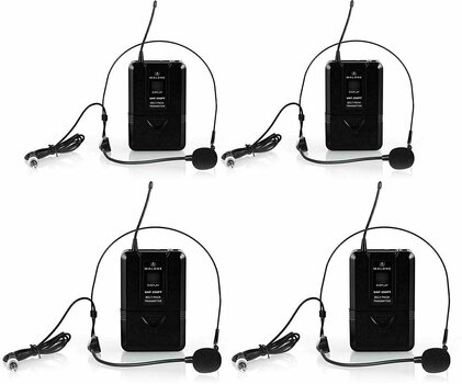 Draadloos Headset-systeem Malone UHF-550 Quartett2 - 4