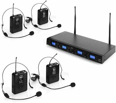 Draadloos Headset-systeem Malone UHF-550 Quartett2 - 5