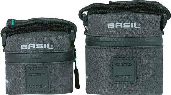 Polkupyörälaukku Basil Discovery 365D Saddle Bag Black M 1 L - 6