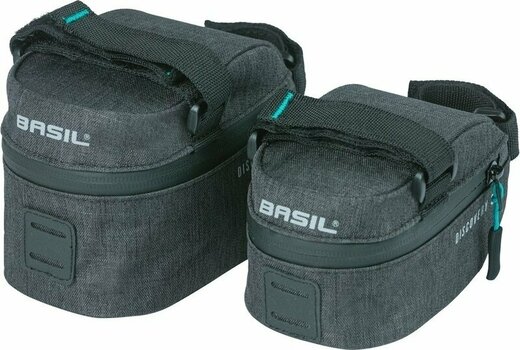 Polkupyörälaukku Basil Discovery 365D Saddle Bag Black S 0,5 L - 5