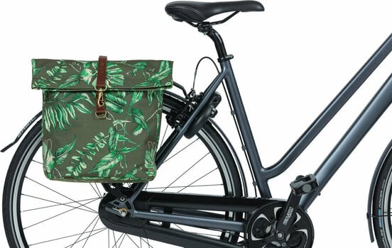 Sac de vélo Basil Ever-Green Double Bicycle Bag Thyme Green 28 - 32 L - 6