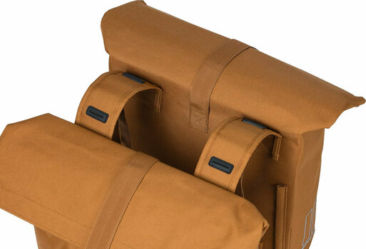 Cykeltaske Basil City Double Bicycle Bag Camel Brown 28 - 32 L - 3