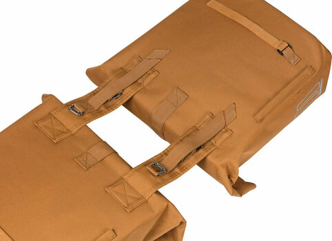 Cykeltaske Basil City Double Bicycle Bag Camel Brown 28 - 32 L - 4