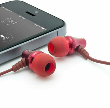 Auscultadores intra-auriculares Brainwavz Jive Noise Isolating In-Ear Earphone with Mic/Remote Red - 3