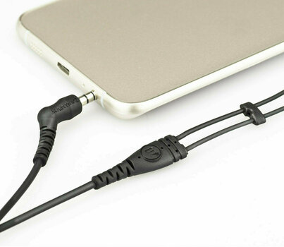 In-Ear Headphones Brainwavz XFit XF-200 Sport In-Ear Earphones with Mic/Remote Black - 4