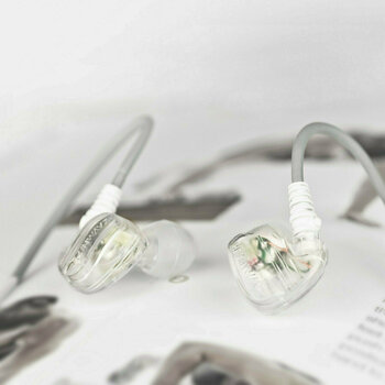 In-ear hoofdtelefoon Brainwavz XFit XF-200 Sport In-Ear Earphones with Mic/Remote Clear - 4